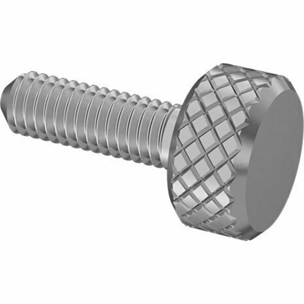 Bsc Preferred Knurled-Head Thumb Screw Stainless Steel Low-Profile M4 x 0.7mm Thread Size 13mm Long 92545A151